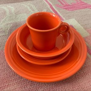 Fiesta 4pc Place Setting in Poppy